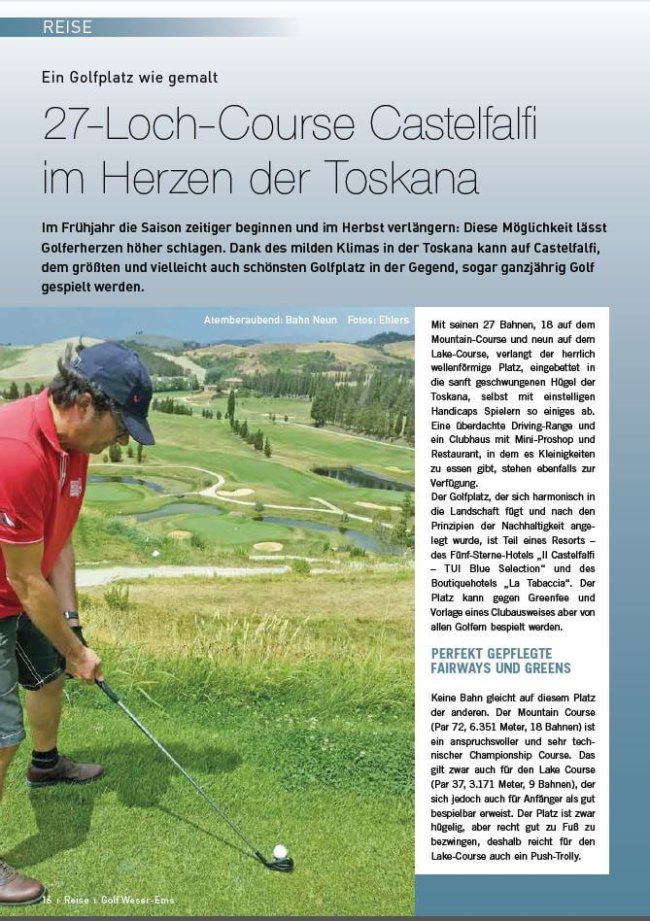 Golfmagazin Weser Report 1 Golfmagazin Weser Report 1